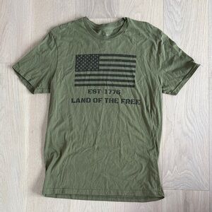Land of the Free Green Shirt